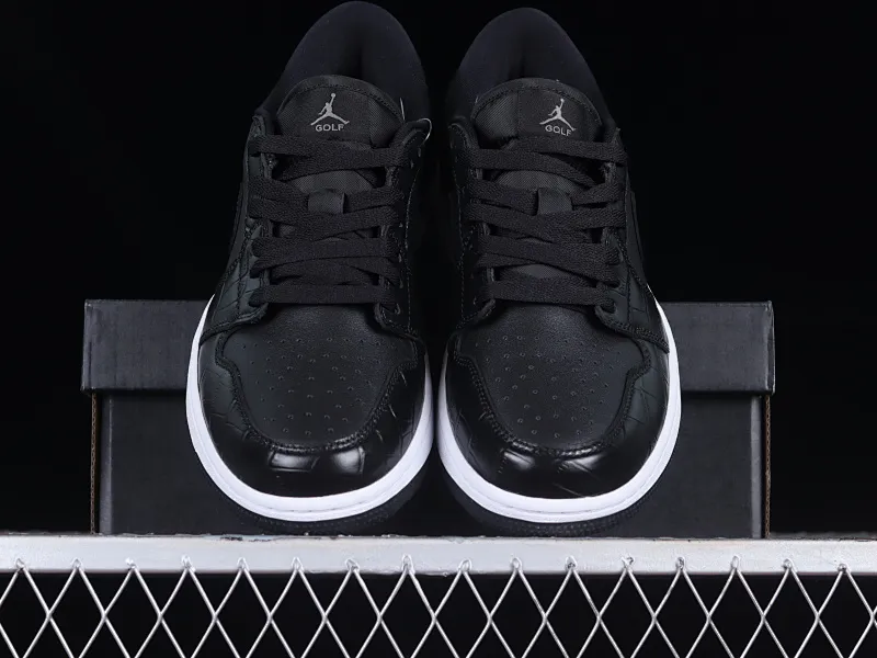 All categories Air Jordan Jordan series basketball shoes Air Jordan 1 Low G version pure original Air Jordan 1 Low Golf "Black Snake Pattern" AJ1 Joe 1 new golf version black snake pattern DD9315-003